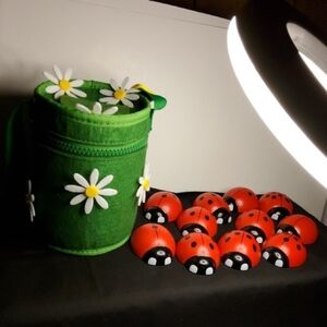 Counting Ladybugs Montessori Wooden Toy.